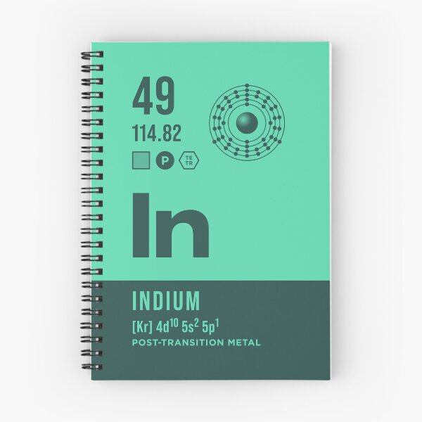 Item preview, 49 Indium Periodic Table Element Dark designed and sold by VoodooCircus.