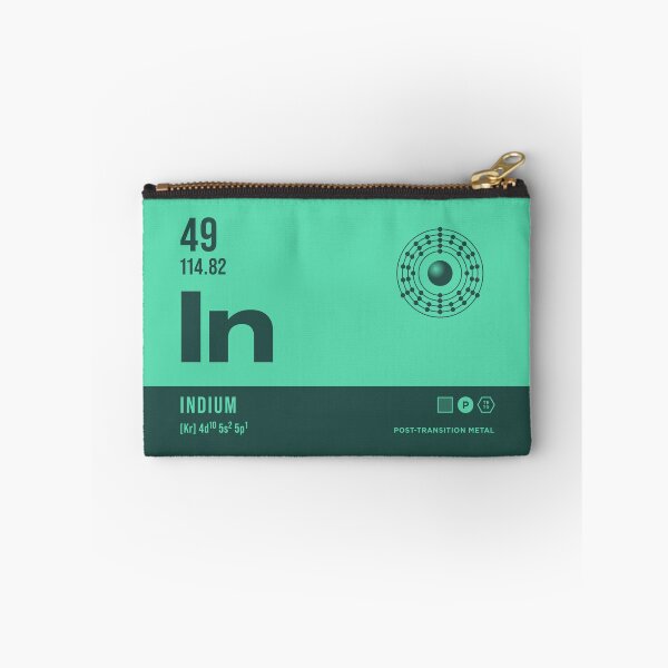Item preview, 49 Indium Periodic Table Element Dark designed and sold by VoodooCircus.