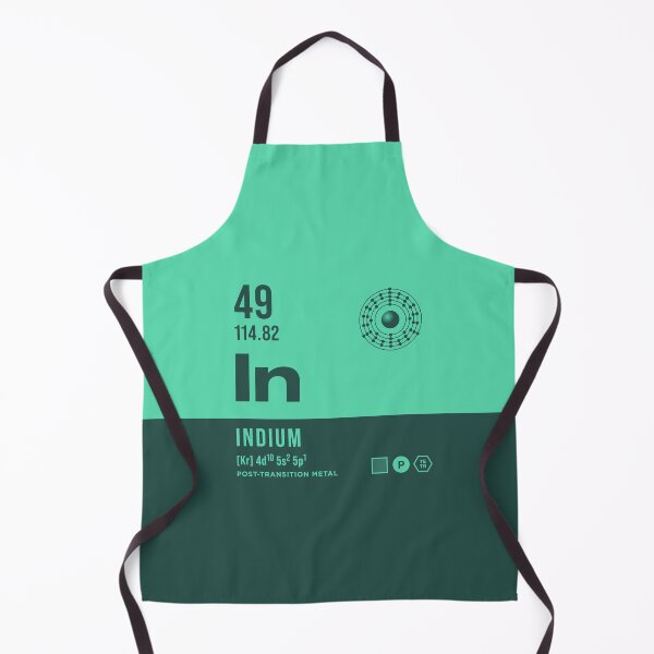 Item preview, 49 Indium Periodic Table Element Dark designed and sold by VoodooCircus.