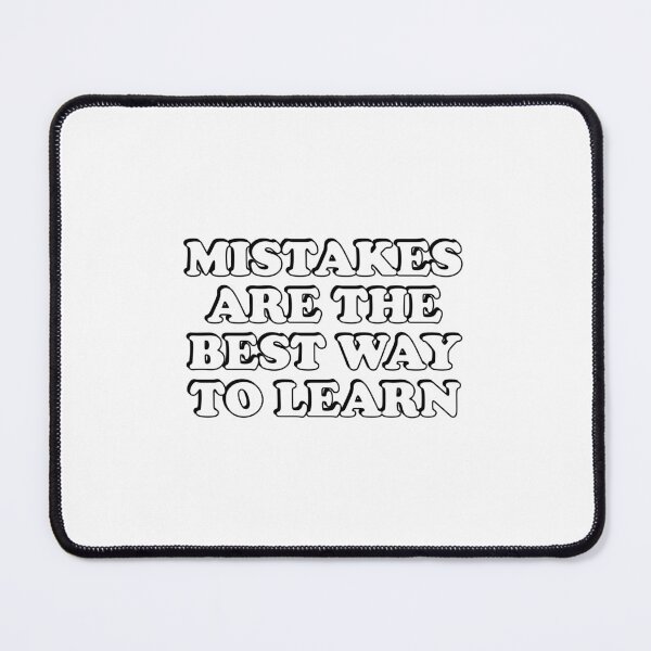 Item preview, Mistakes are the best way to learn - Back to school motivational quotes designed and sold by Inspirationmotivation.
