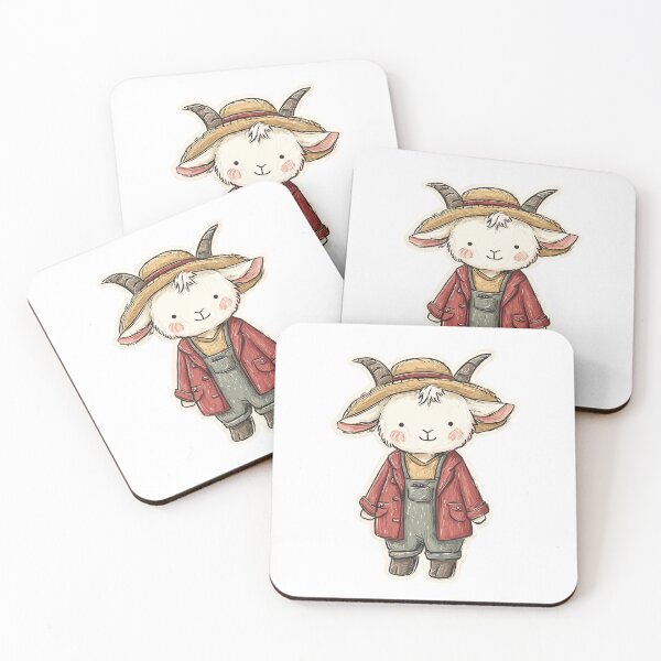 Item preview, Cute Farm Goat designed and sold by bapupa.