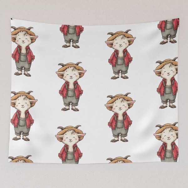 Item preview, Adorable Farm Goat designed and sold by bapupa.