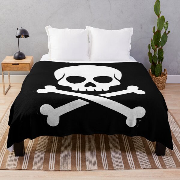 Item preview, Minimalist skull and crossbones icon designed and sold by AFernandesDSG.