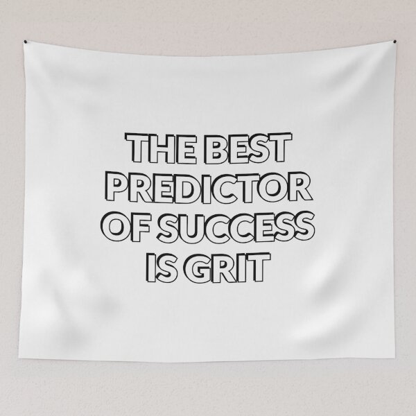 Item preview, The best predictor of success is grit  - Back to school motivational quotes designed and sold by Inspirationmotivation.