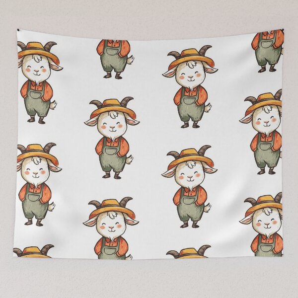 Item preview, Young Farm Goat designed and sold by bapupa.