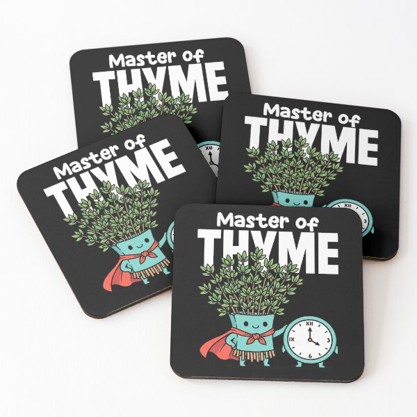 Item preview, MASTER OF THYME - CHEF GIFT designed and sold by KEF Custom.
