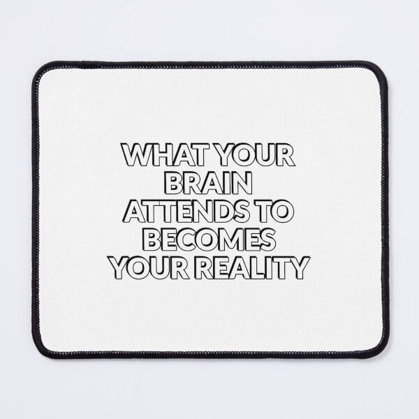 Item preview, What your brain attends to becomes your reality  - Back to school motivational quotes designed and sold by Inspirationmotivation.