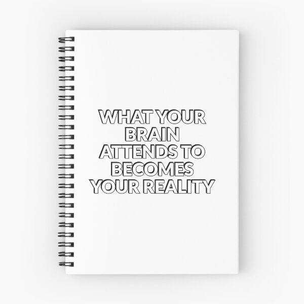 Item preview, What your brain attends to becomes your reality  - Back to school motivational quotes designed and sold by Inspirationmotivation.