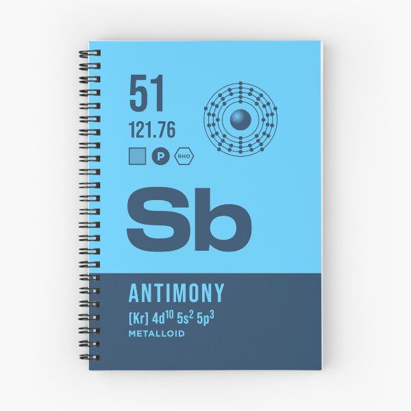 Item preview, 51 Antimony Periodic Table Element Dark designed and sold by VoodooCircus.