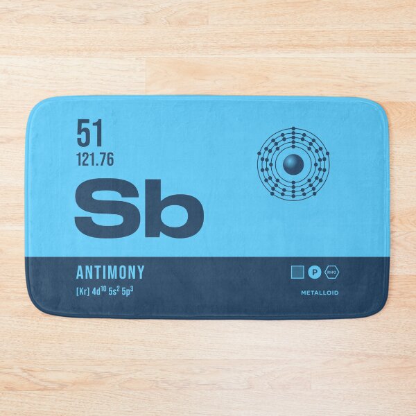 Item preview, 51 Antimony Periodic Table Element Dark designed and sold by VoodooCircus.
