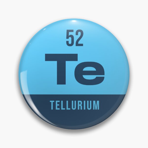 Artikelvorschau, 52 Tellur Periodensystem Element Dunkel entworfen und verkauft von VoodooCircus.