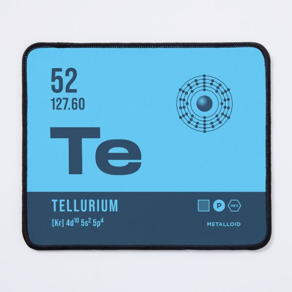Item preview, 52 Tellurium Periodic Table Element Dark designed and sold by VoodooCircus.