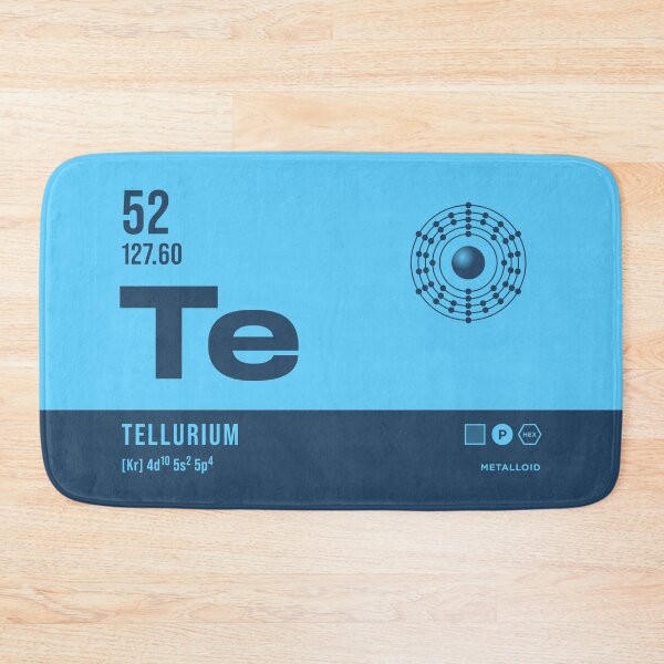 Item preview, 52 Tellurium Periodic Table Element Dark designed and sold by VoodooCircus.