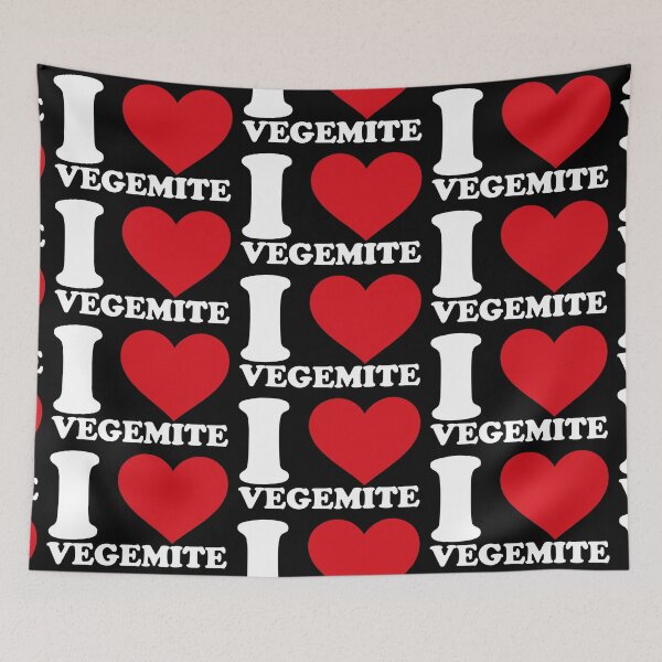 Item preview, I Love Vegemite – Funny Aussie Breakfast white Design designed and sold by EmeraldeaArt.