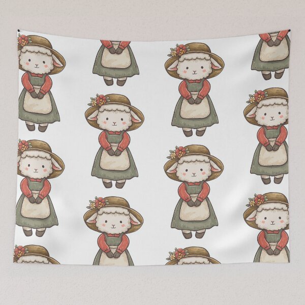 Item preview, Cute Farm Lamb designed and sold by bapupa.