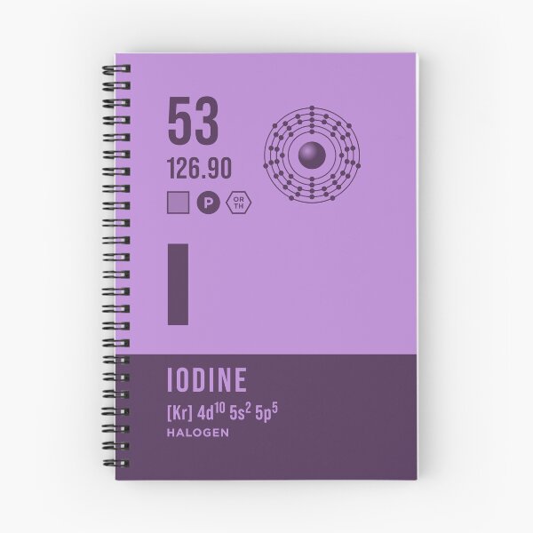 Artikelvorschau, 53 Jod Periodensystem Element Dunkel entworfen und verkauft von VoodooCircus.