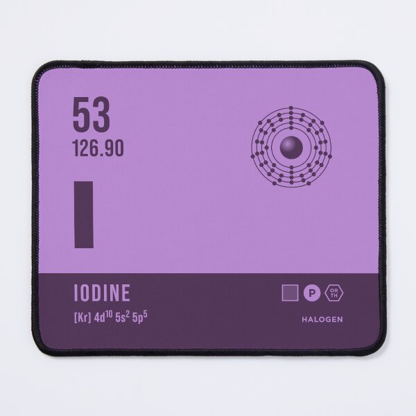 Item preview, 53 Iodine Periodic Table Element Dark designed and sold by VoodooCircus.