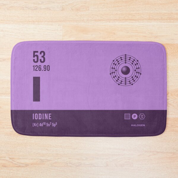 Item preview, 53 Iodine Periodic Table Element Dark designed and sold by VoodooCircus.