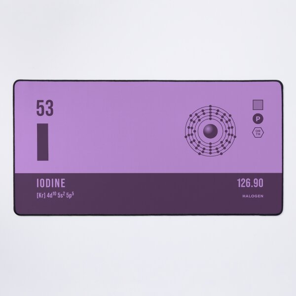 Item preview, 53 Iodine Periodic Table Element Dark designed and sold by VoodooCircus.