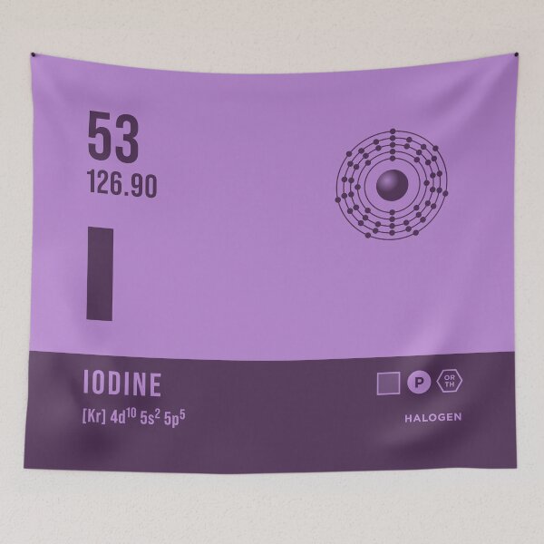 Item preview, 53 Iodine Periodic Table Element Dark designed and sold by VoodooCircus.