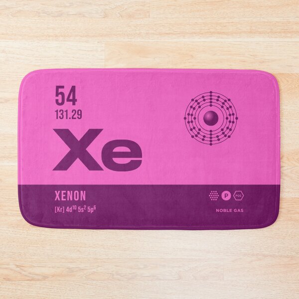 Item preview, 54 Xenon Periodic Table Element Dark designed and sold by VoodooCircus.