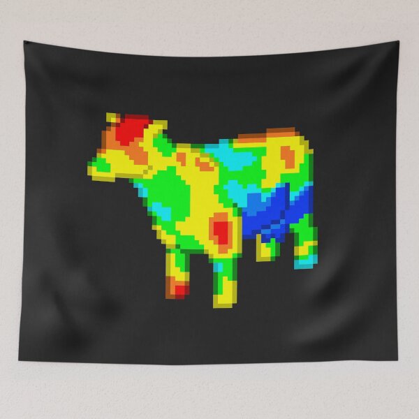 Item preview, Aerodynamics Of A Pixelated Cow designed and sold by Dugolivia.