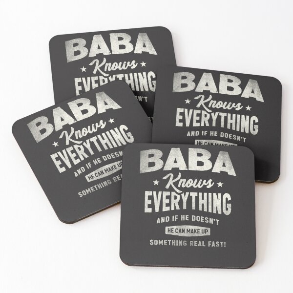 Item preview, Baba Knows Everything Funny Grandpa Humor designed and sold by cidolopez.