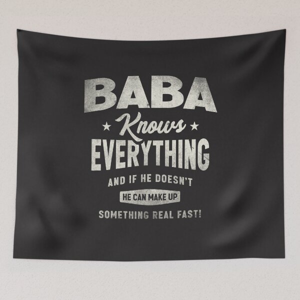 Item preview, Baba Knows Everything Funny Grandpa Humor designed and sold by cidolopez.