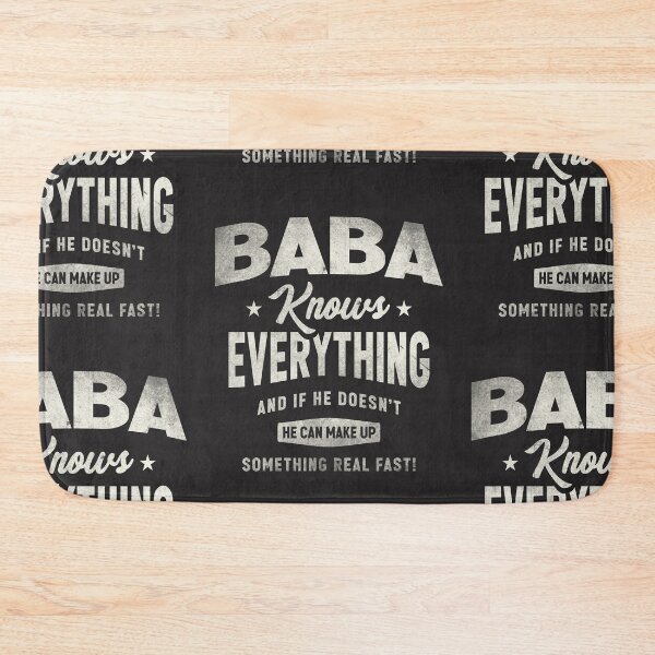 Item preview, Baba Knows Everything Funny Grandpa Humor designed and sold by cidolopez.