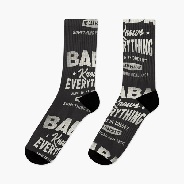 Item preview, Baba Knows Everything Funny Grandpa Humor designed and sold by cidolopez.