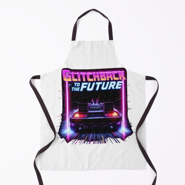 Artikelvorschau, Retro Glitchback Zeitreiseauto – Neon 80er Vaporwave Sci-Fi Design entworfen und verkauft von IM Hunter.