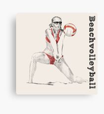 Beachvoleyball Canvas Print