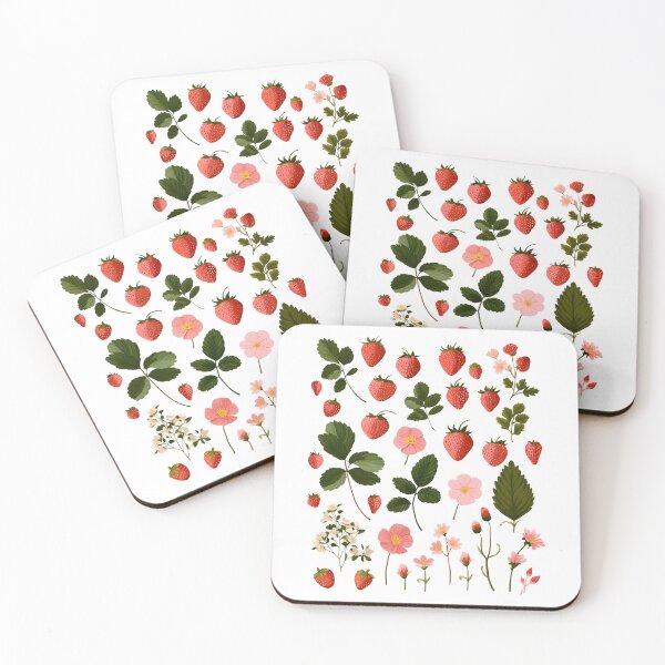 Item preview, Strawberry Summer Flower Nature Lover Floral Cottagecore designed and sold by SecretDicer.