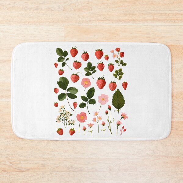 Item preview, Strawberry Summer Flower Nature Lover Floral Cottagecore designed and sold by SecretDicer.
