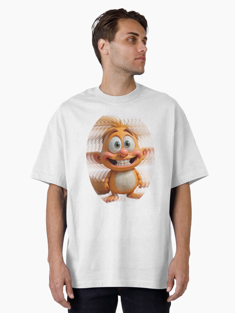 Thumbnail 1 of 7, Oversized T-Shirt, funny little friend designed and sold by ArDi9168.
