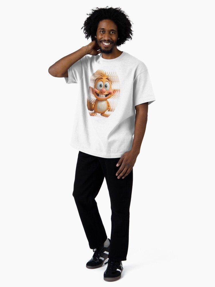 Thumbnail 4 of 7, Oversized T-Shirt, funny little friend designed and sold by ArDi9168.