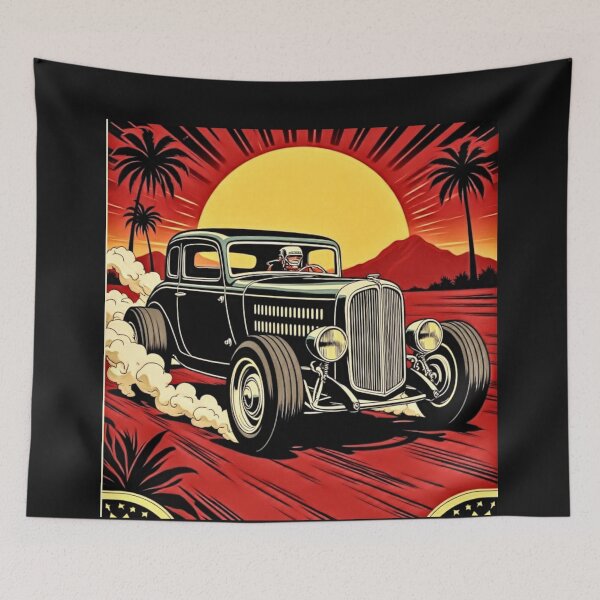 Item preview, Hot Rod! Red burning Lightning#8 designed and sold by Helios Be. Lavsh.