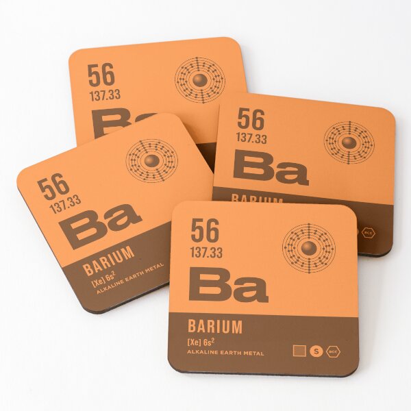 Item preview, 56 Barium Periodic Table Element Dark designed and sold by VoodooCircus.
