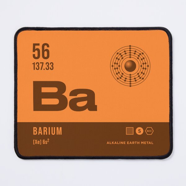 Item preview, 56 Barium Periodic Table Element Dark designed and sold by VoodooCircus.