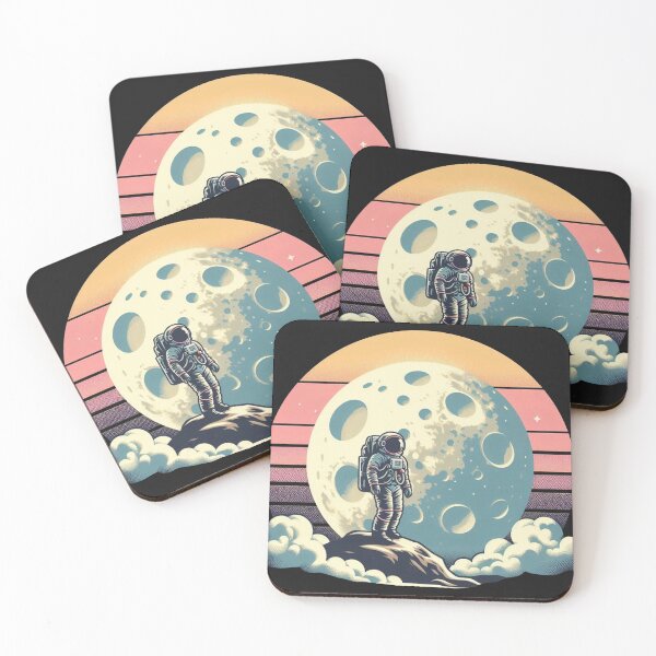 Item preview, Astronaut (retro) designed and sold by Bubble-Boris.