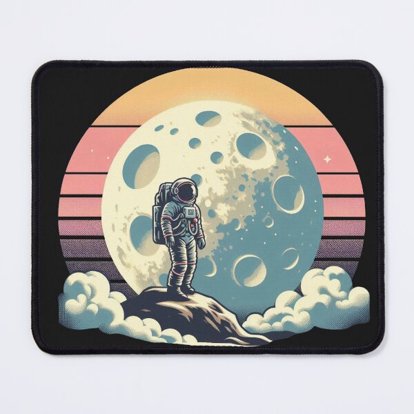 Item preview, Astronaut (retro) designed and sold by Bubble-Boris.
