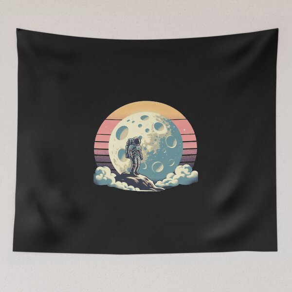 Item preview, Astronaut (retro) designed and sold by Bubble-Boris.