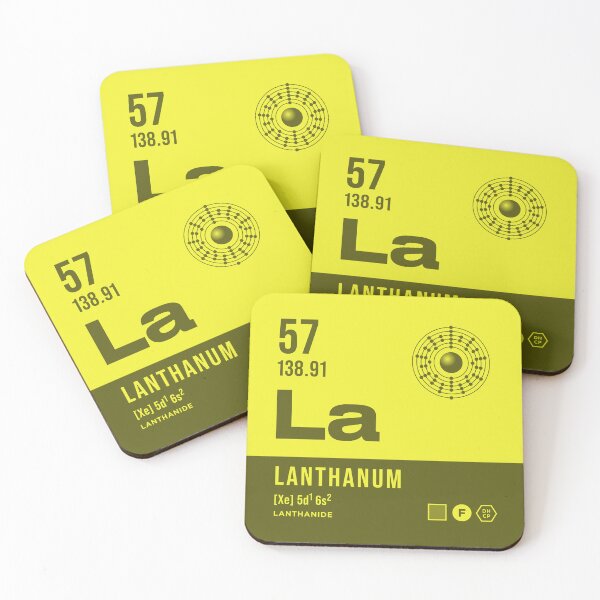 Item preview, 57 Lanthanum Periodic Table Element Dark designed and sold by VoodooCircus.