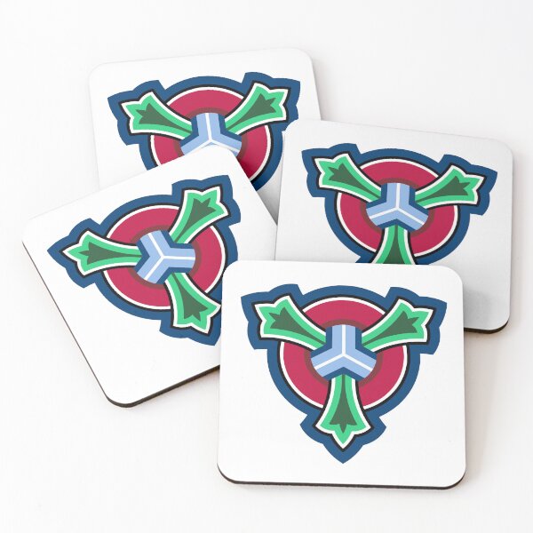 Item preview, Dancheong; three leaves motif. designed and sold by Rajoletta.