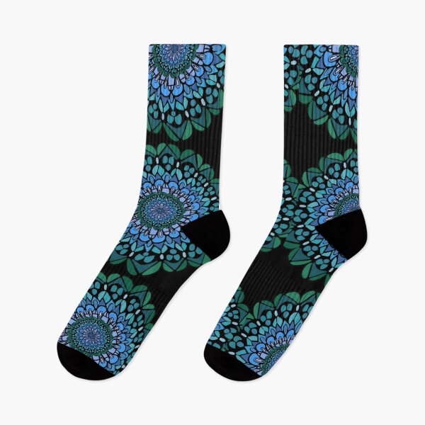 Item preview, Floodle winter blues sunflower designed and sold by bekki smith.