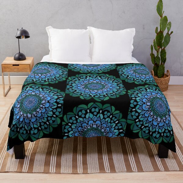 Item preview, Floodle winter blues sunflower designed and sold by bekki smith.