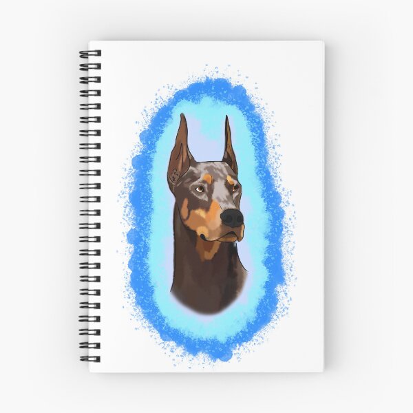 Item preview, Doberman Pincher Light Blue Splash designed and sold by DawnCatcher20.