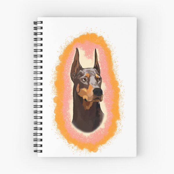 Item preview, Doberman Pincher Orange Splash designed and sold by DawnCatcher20.
