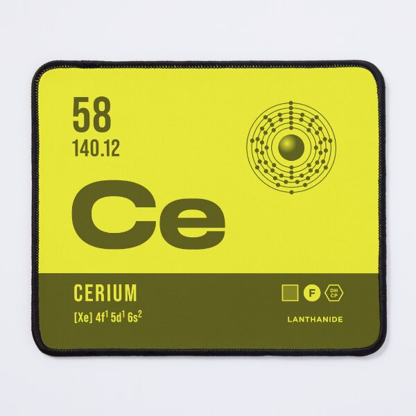 Item preview, 58 Cerium Periodic Table Element Dark designed and sold by VoodooCircus.
