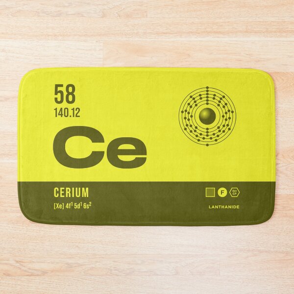 Artikelvorschau, 58 Cerium Periodensystem Element Dunkel entworfen und verkauft von VoodooCircus.